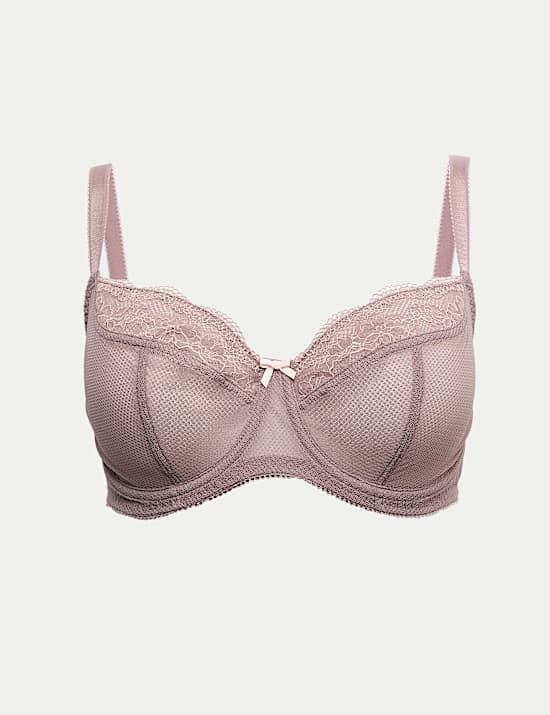 Jasmine Lace Wired Balcony Bra (F-H)