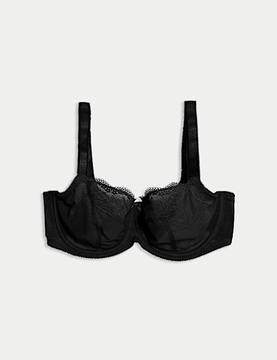 Jasmine Lace Wired Balcony Bra (F-H)