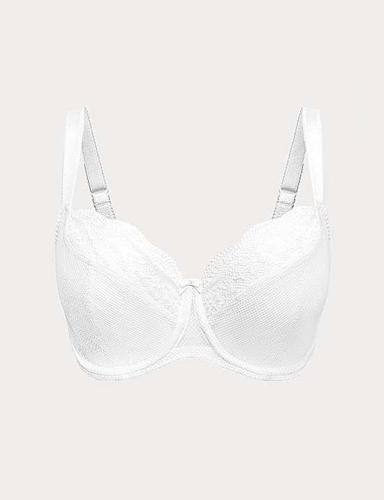 Jasmine Lace Wired Balcony Bra (F-H)