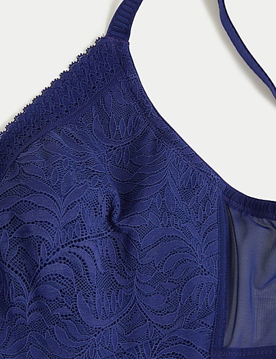 Flexifit&trade; Lace Non Wired Minimiser Bra C-H