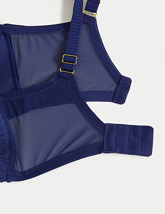 Flexifit&trade; Lace Non Wired Minimiser Bra C-H