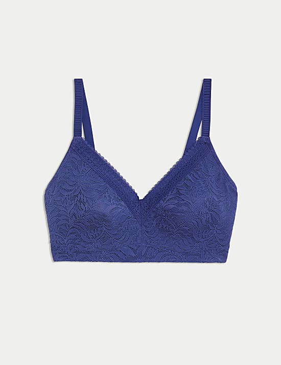 Flexifit&trade; Lace Non Wired Minimiser Bra C-H
