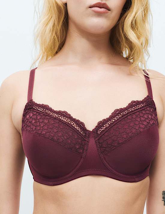 3pk Wired Full Cup Minimiser Bras C-H