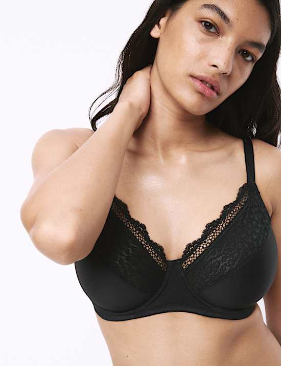 3pk Wired Full Cup Minimiser Bras C-H