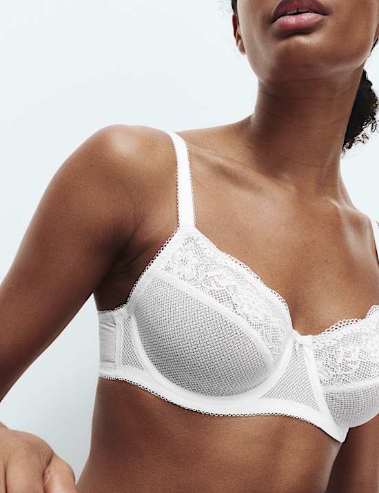 Soutien-gorge minimiseur Jasmine &agrave; armatures et dentelle, bonnets C &agrave; H