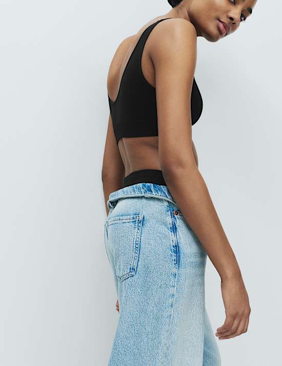 3 Pack Seamless V-Neck Crop Tops