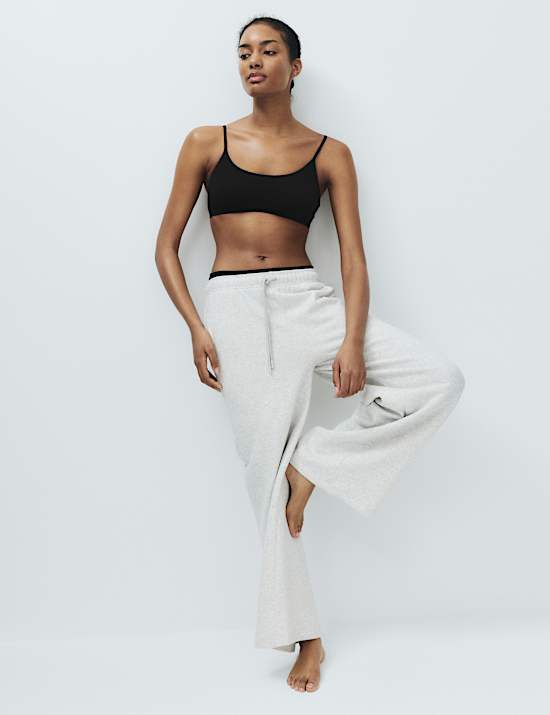 3 Pack Microfibre Seamless Non Wired Crop Tops