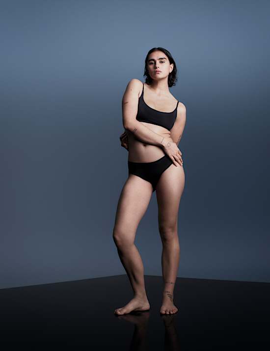 Body Invisibles korte microtop zonder beugel (A-E)