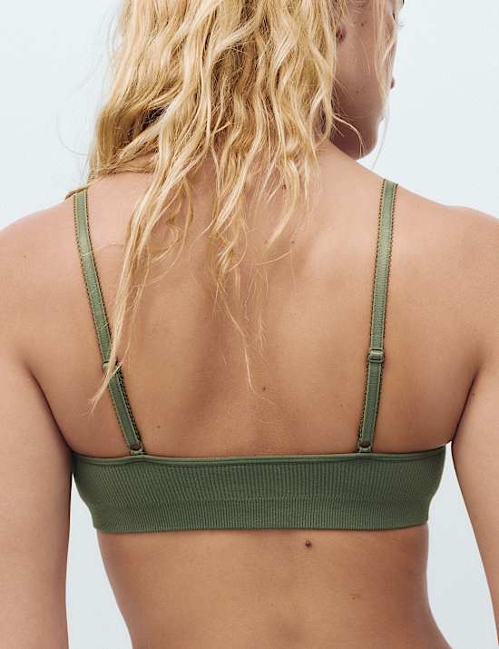 Jasmine Seamless Non Wired Crop Top