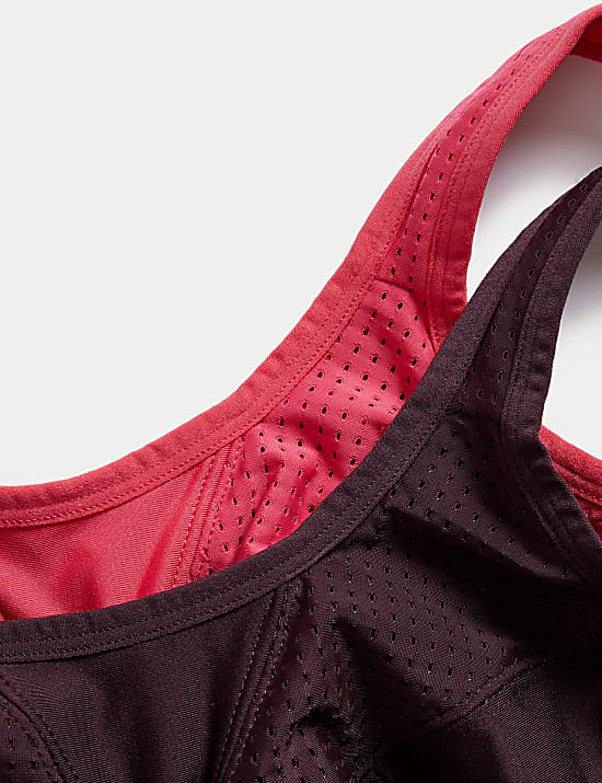 2pk Ultimate Support Non Wired Sports Bras F-H