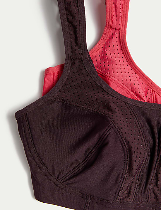 2pk Ultimate Support Non Wired Sports Bras A-E