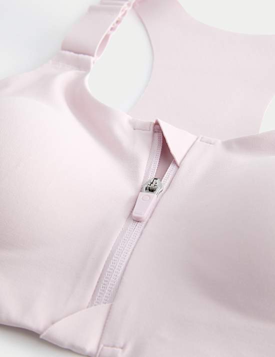 Soutien-gorge sport zipp&eacute; impact tr&egrave;s &eacute;lev&eacute; sans armature, bonnets A &agrave; GG