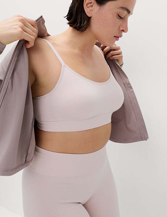 Low Impact Seamless Non Wired Sports Bra