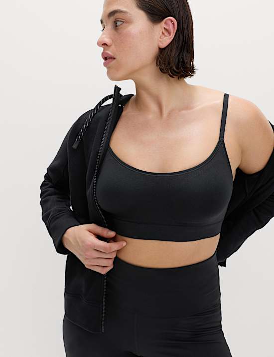 Low Impact Seamless Non Wired Sports Bra