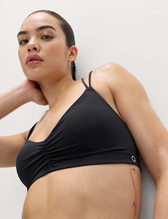 Low Impact Non Wired Triangle Sports Bra