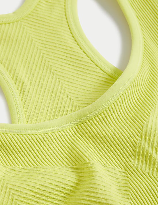 Reversible Seamless Medium Support Sports Bra