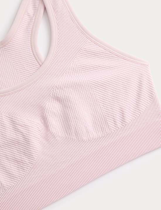 Reversible Seamless Medium Support Sports Bra