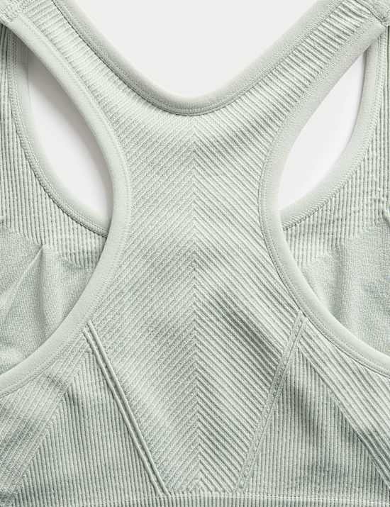 Reversible Seamless Medium Support Sports Bra