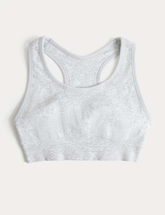 Reversible Seamless Medium Support Sports Bra