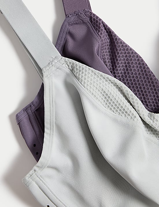 2pk Ultimate Support Wired Sports Bras (A-H)