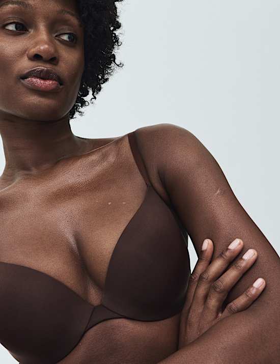Body Invisibles&trade; Wired Push Up Plunge Bra (A-E)