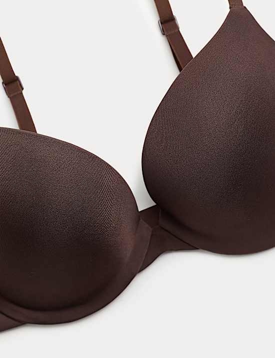 Body Invisibles&trade; Wired Push Up Plunge Bra (A-E)