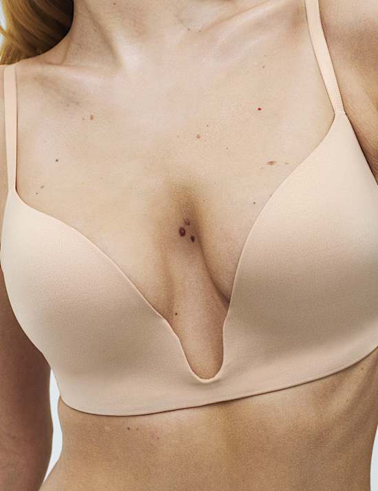 Body Invisibles Wired Push Up Plunge Bra (A-E)