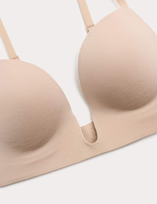 Body Invisibles Wired Push Up Plunge Bra (A-E)