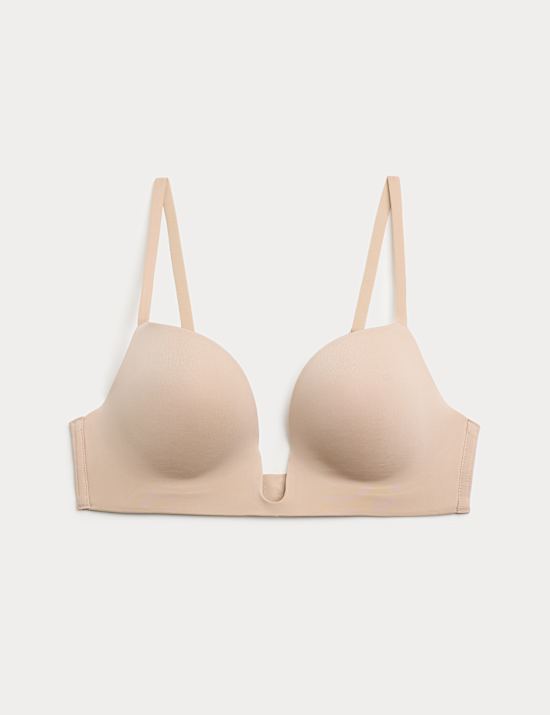Body Invisibles Wired Push Up Plunge Bra (A-E)