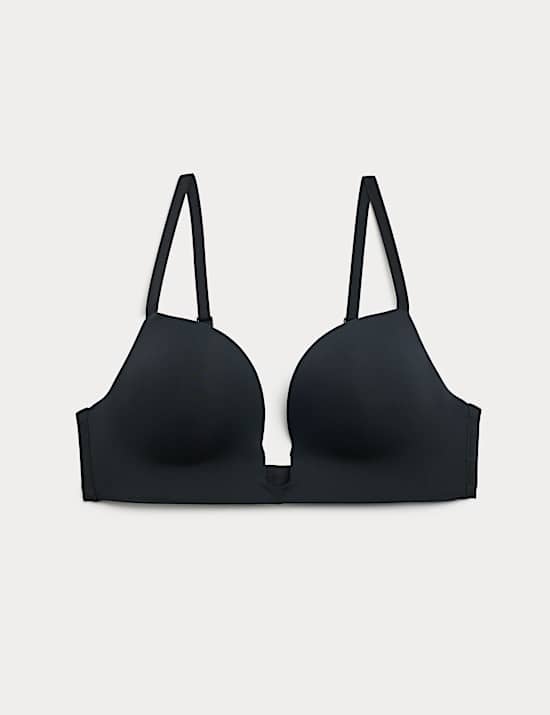 Body Invisibles Wired Push Up Plunge Bra (A-E)