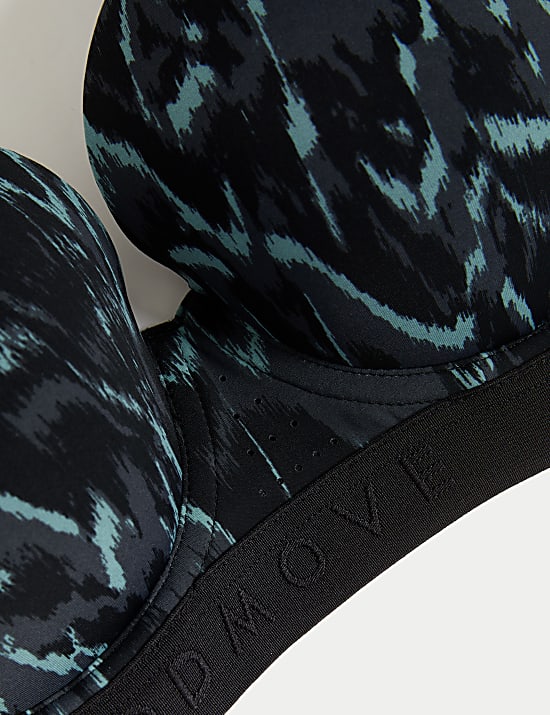 Medium Support Sports Hybrid T-Shirt Bra (A-E)