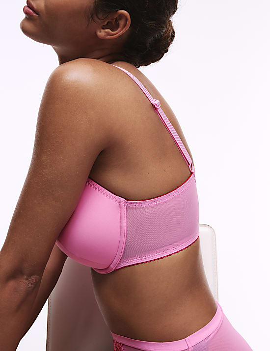 Soutien-gorge push-up &agrave; armatures et dentelle, bonnets A&nbsp;&agrave;&nbsp;E