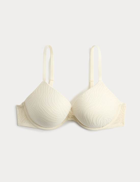 Body Lace Wired Push Up Bra (A-E)