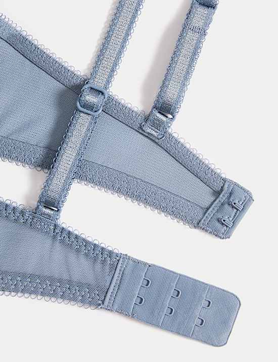 Jasmine Lace Wired Push Up Plunge Bra (A-E)