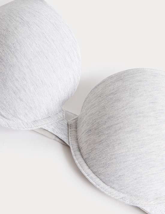 3pk Cotton Wired Push-Up Bras A-E