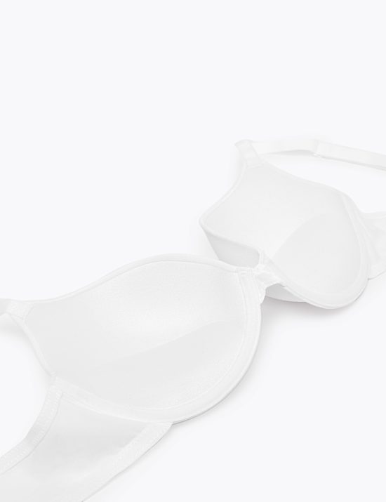 2pk Padded Push-up Plunge T-Shirt Bras AA-E
