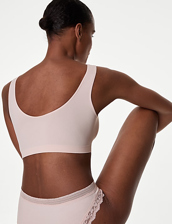 3pk Seamless Non Wired Crop Tops