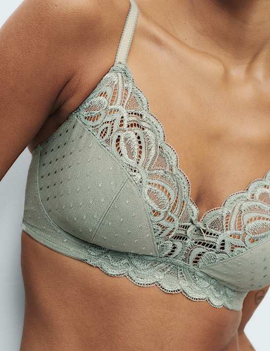 Amelia Lace Non Wired Full Cup Bra (A-E)