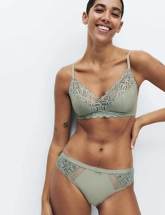 Amelia Lace Non Wired Full Cup Bra (A-E)