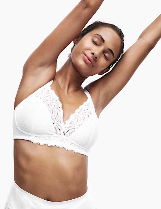 Amelia Lace Non Wired Full Cup Bra (A-E)