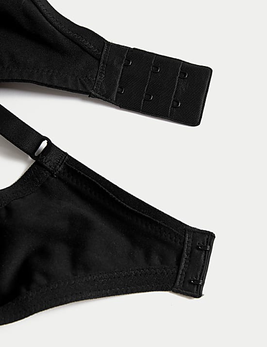 3pk Cotton Non Wired Full Cup Bras A-E