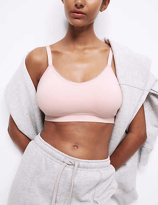 3pk Seamless Non Wired Bralettes