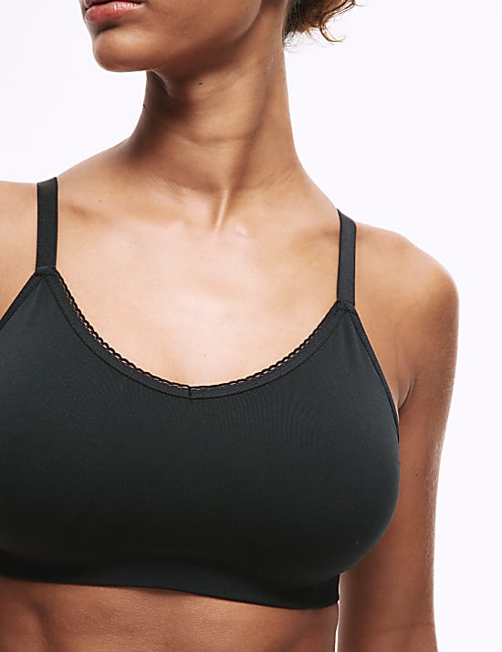 3pk Seamless Non Wired Bralettes