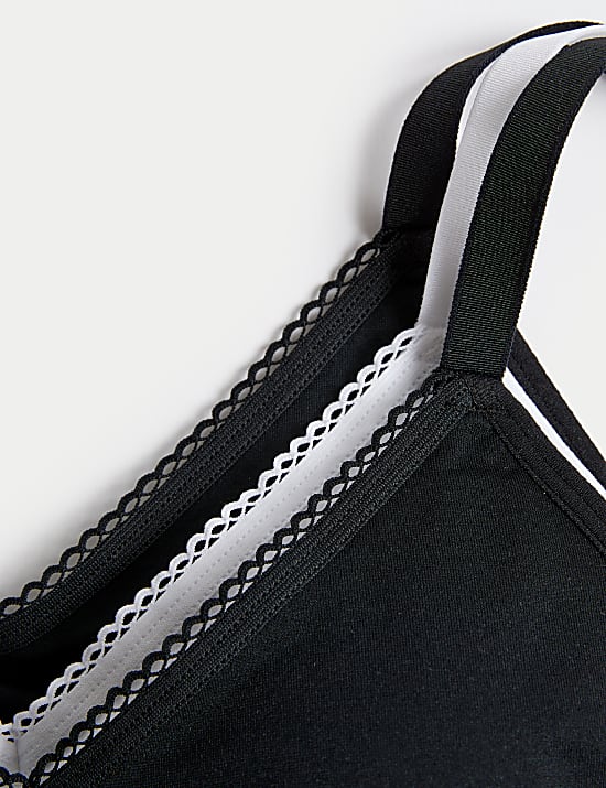 3pk Seamless Non Wired Bralettes