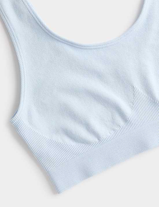 3pk Seamless Non Wired Crop Tops