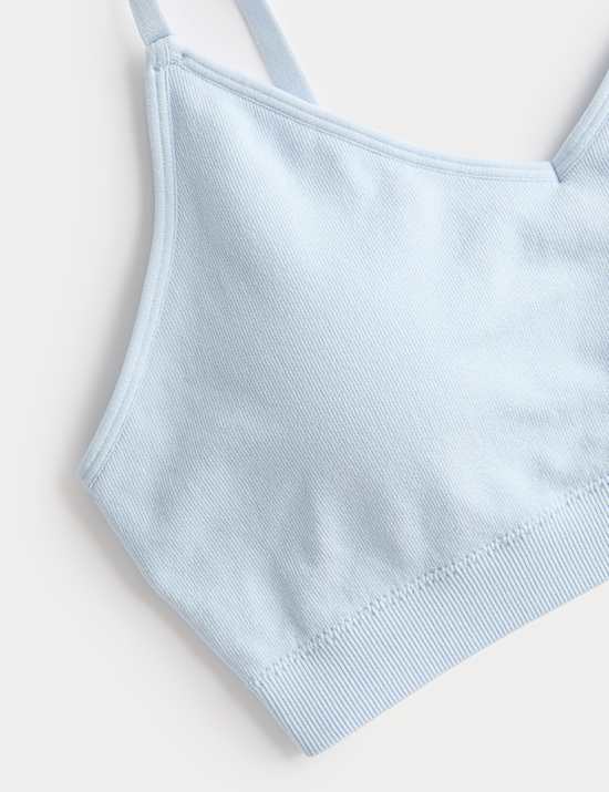 3pk Seamless Non Wired Bralettes