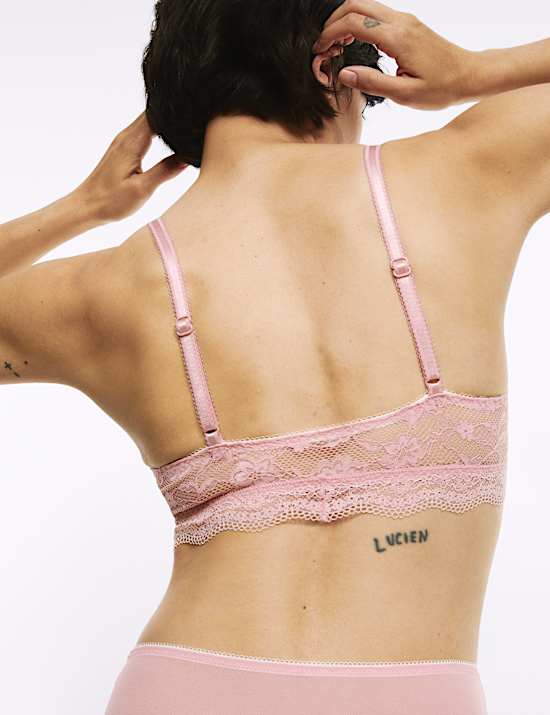 Jasmine Lace Non Wired Bralette (A-E)