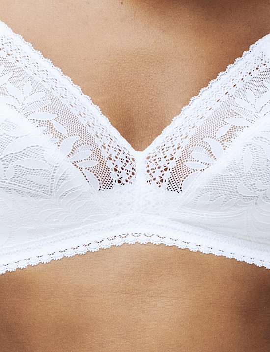 Flexifit™ Lace Non-Wired Full Cup Bra (A-E)