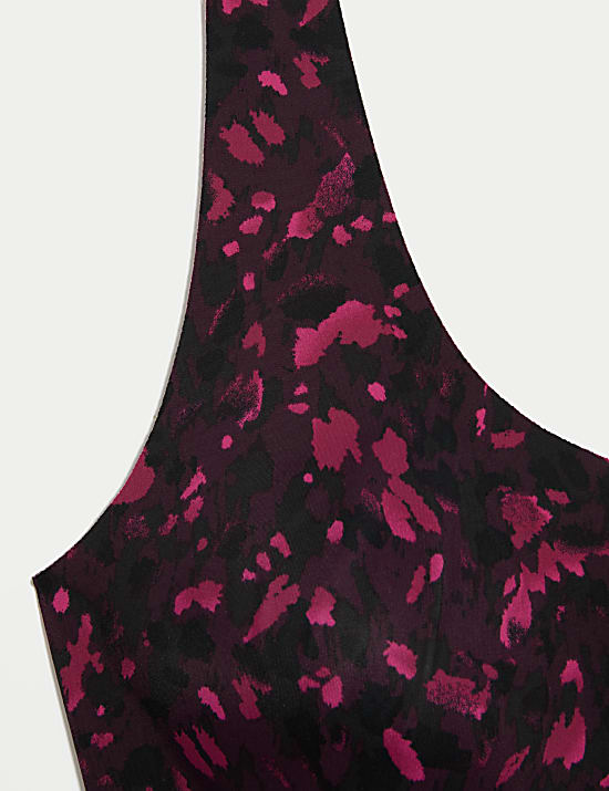 Crop-top zonder beugel met Flexifit™ en print