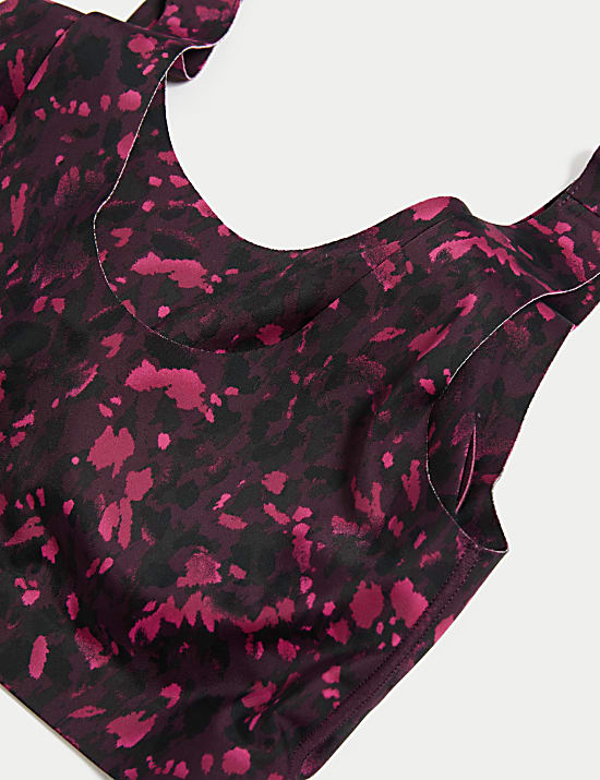 Crop-top zonder beugel met Flexifit™ en print